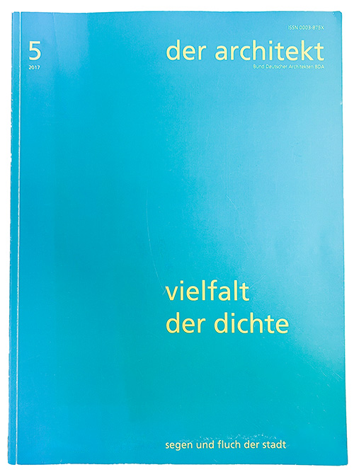 der architekt Vielfalt durch Dichte – Karen Beckmann